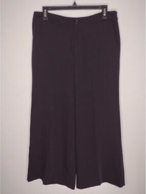 NWOT Lauren Ralph Lauren Women's Black/Wide Leg Pants Size 8